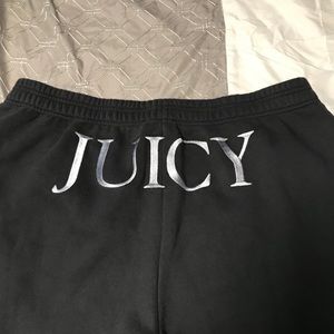 Juicy Couture sweatpants “juicy”on bum
